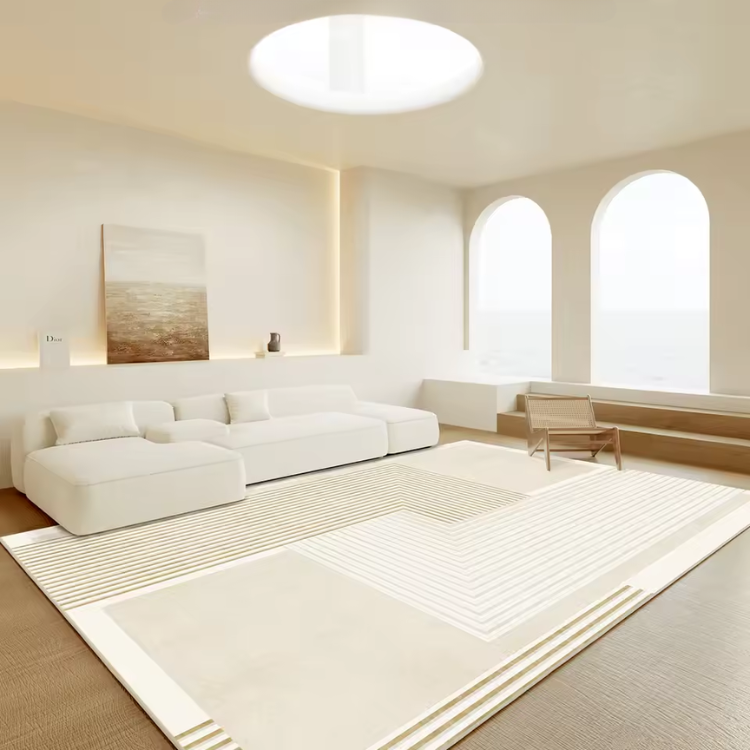 Piuma Plush High Pile Shag Area Rug for Bedroom and Living Room Floors