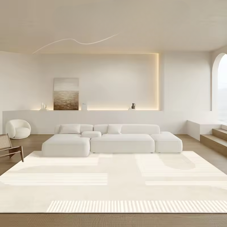 Piuma Plush High Pile Shag Area Rug for Bedroom and Living Room Floors