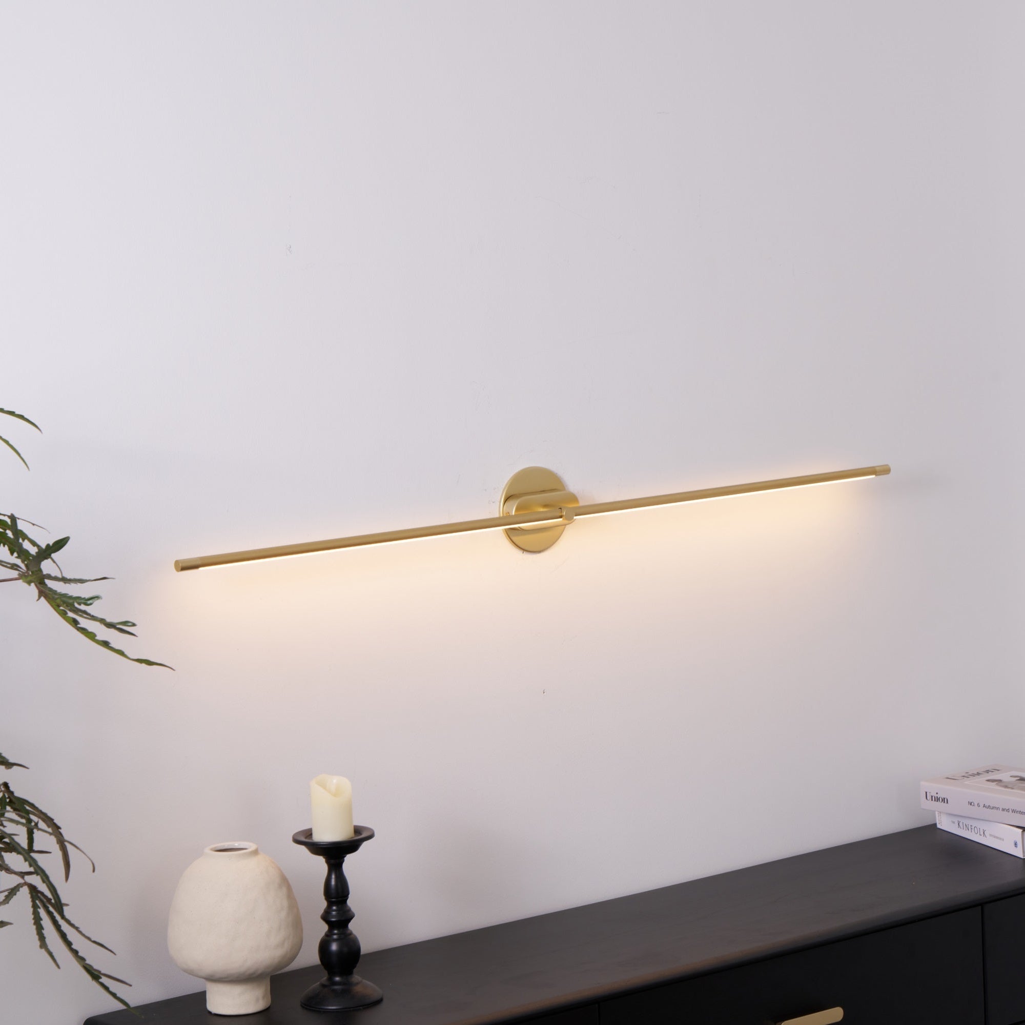 Linea Dimmable Aluminum Minimalist Wall Sconce for Bathroom & Hallway