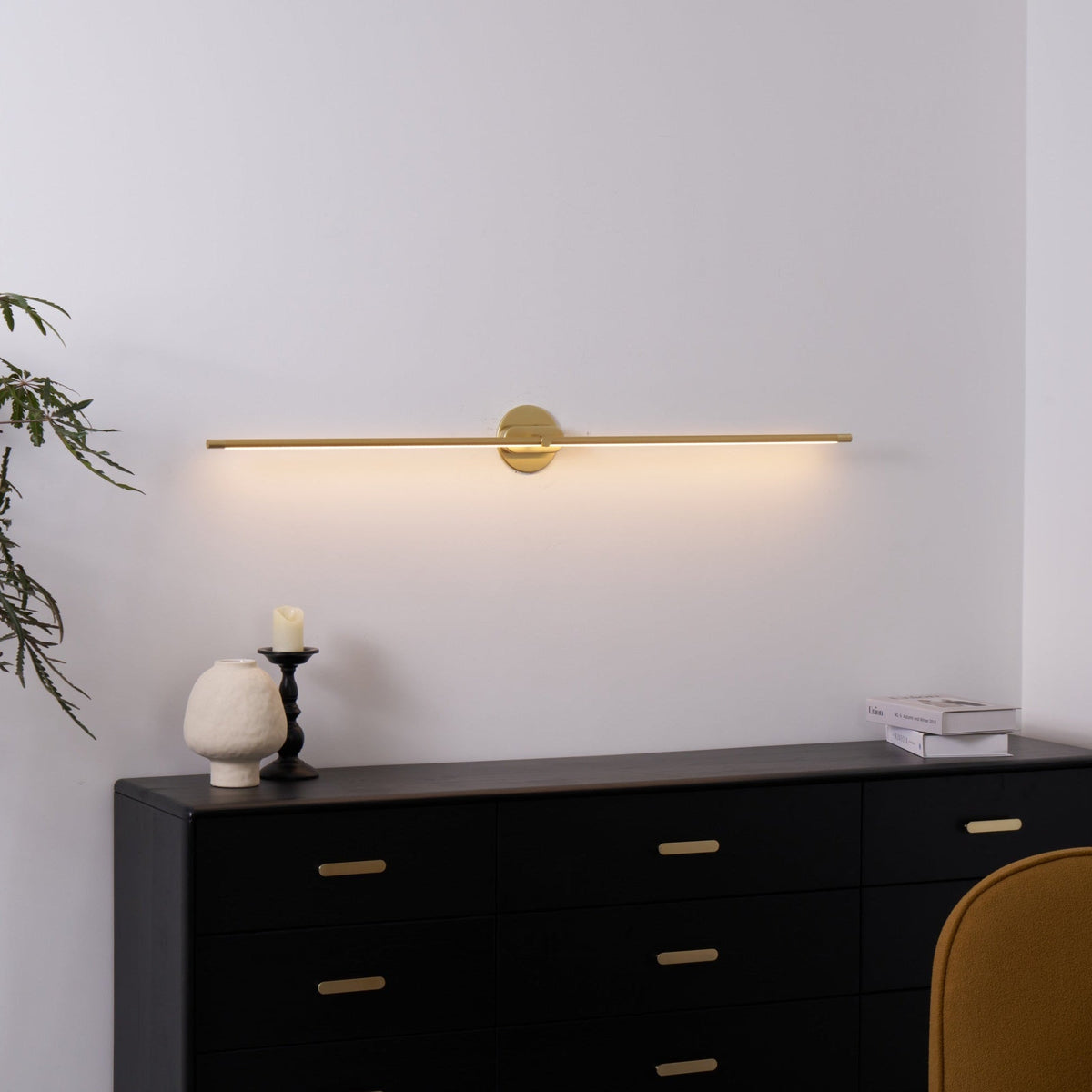 Linea Dimmable Aluminum Minimalist Wall Sconce for Bathroom & Hallway