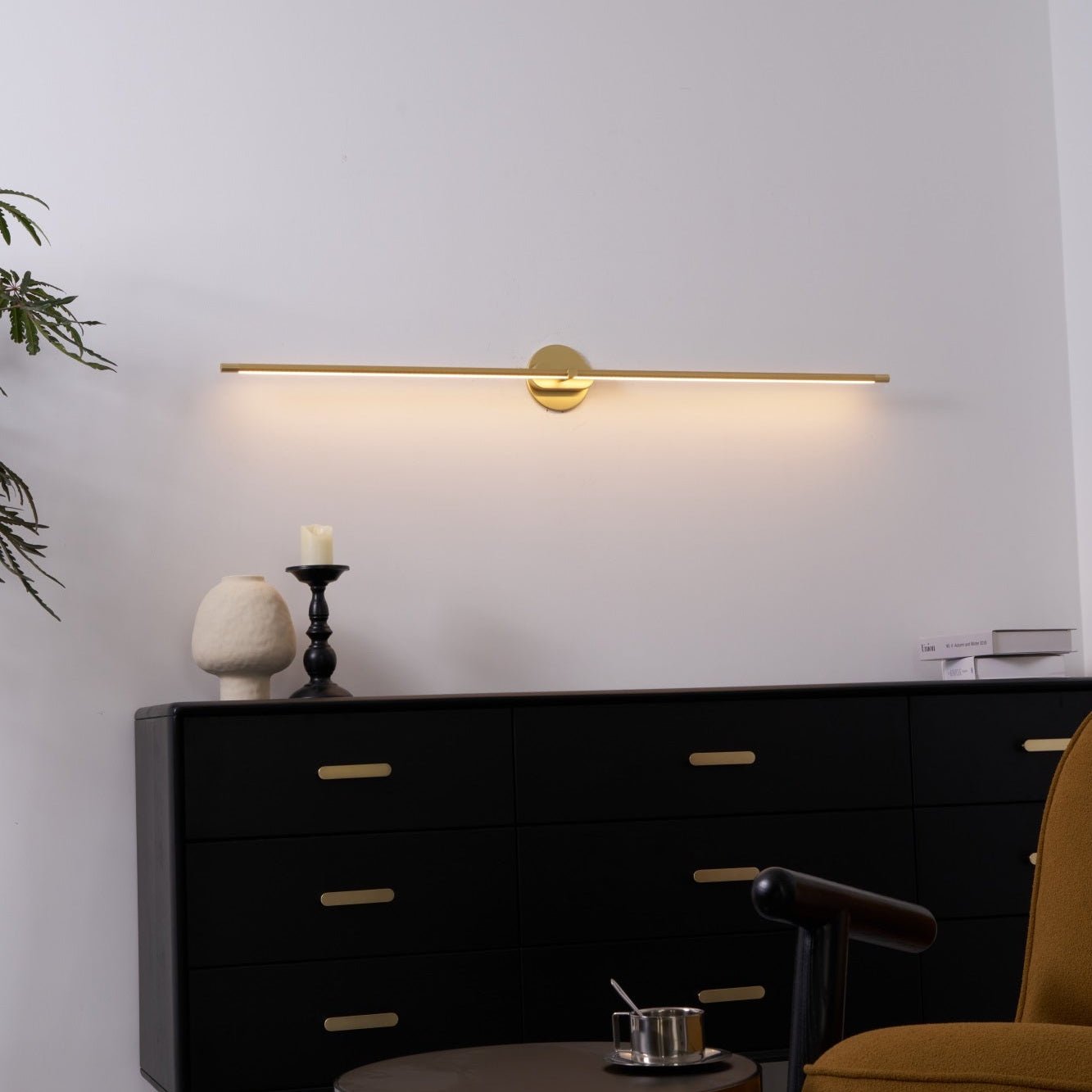 Linea Dimmable Aluminum Minimalist Wall Sconce for Bathroom & Hallway