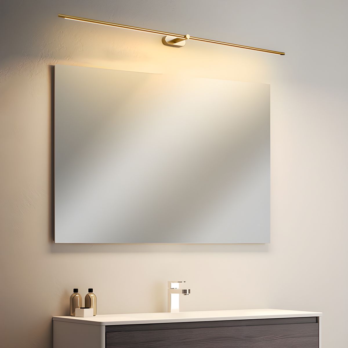 Linea Dimmable Aluminum Minimalist Wall Sconce for Bathroom & Hallway