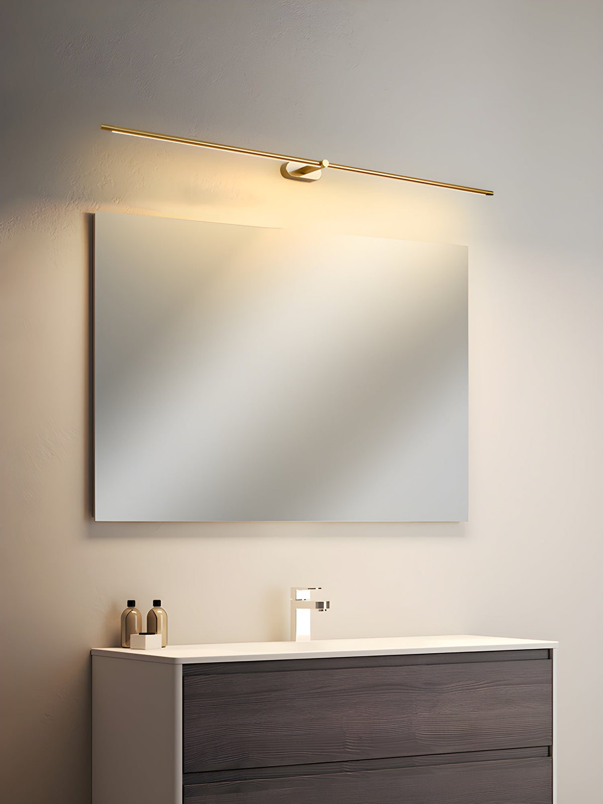 Linea Dimmable Aluminum Minimalist Wall Sconce for Bathroom & Hallway