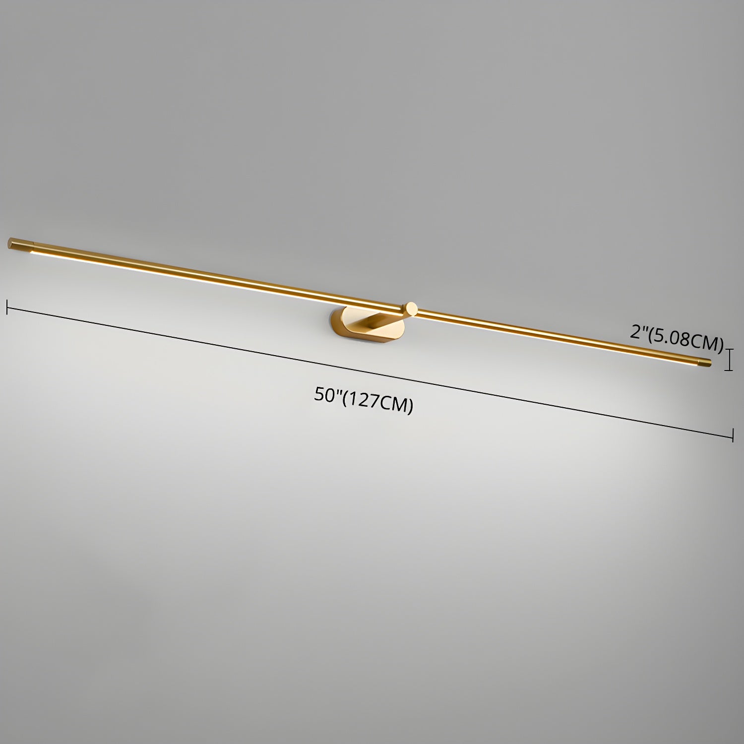 Linea Dimmable Aluminum Minimalist Wall Sconce for Bathroom & Hallway