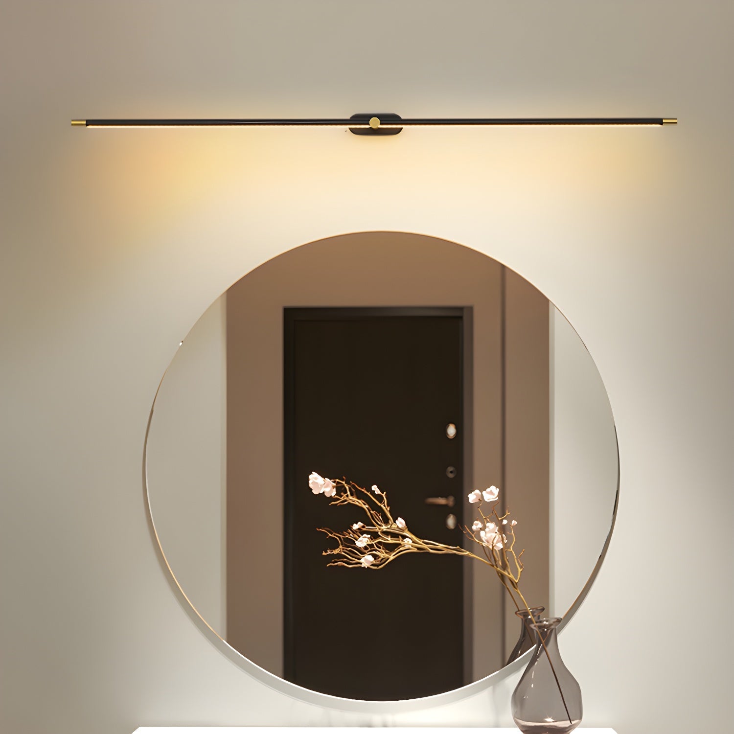 Linea Dimmable Aluminum Minimalist Wall Sconce for Bathroom & Hallway