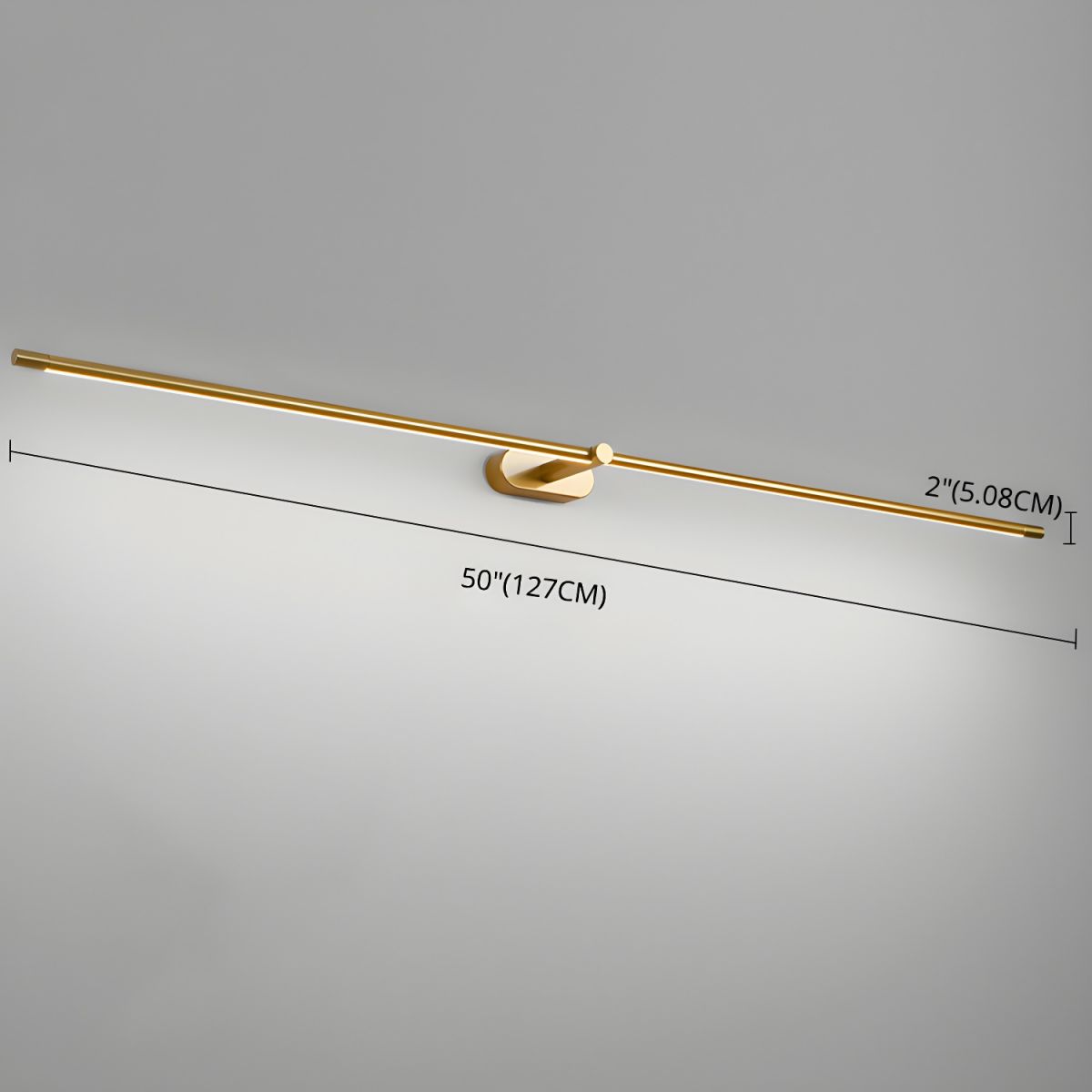 Linea Dimmable Aluminum Minimalist Wall Sconce for Bathroom & Hallway