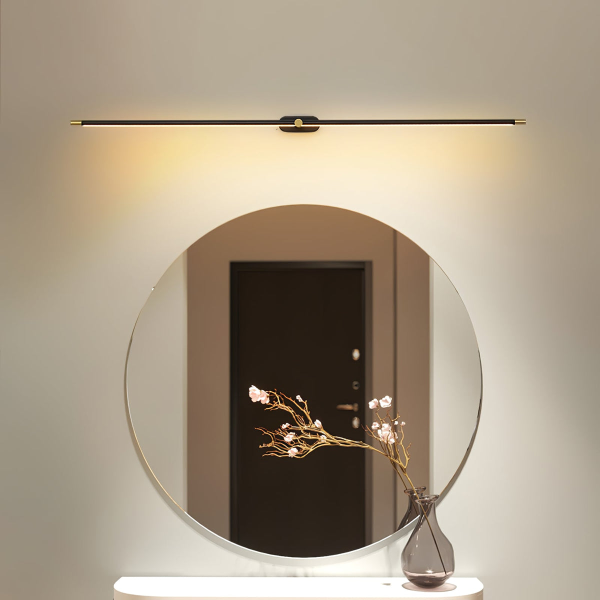 Linea Dimmable Aluminum Minimalist Wall Sconce for Bathroom & Hallway
