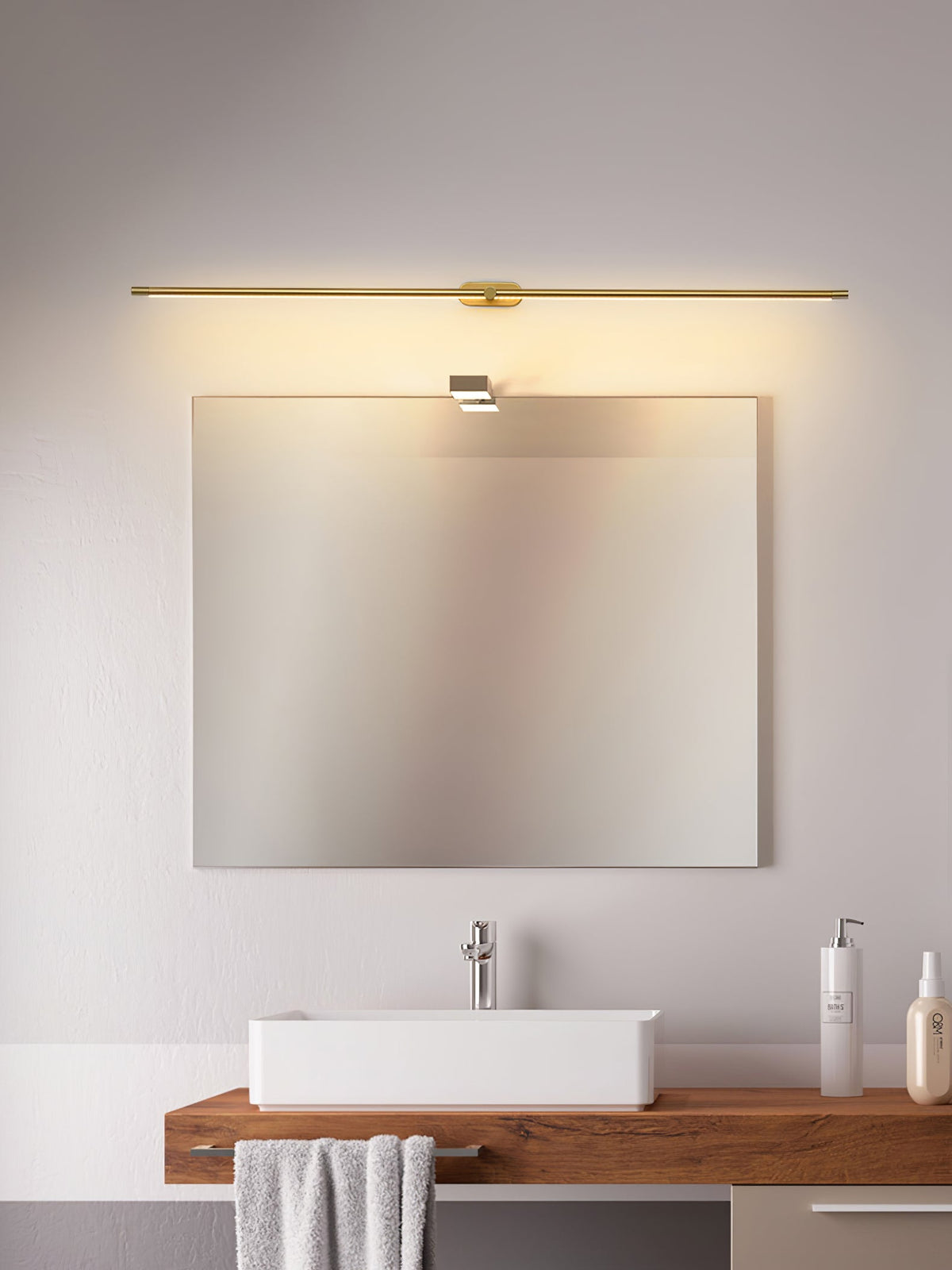 Linea Dimmable Aluminum Minimalist Wall Sconce for Bathroom & Hallway