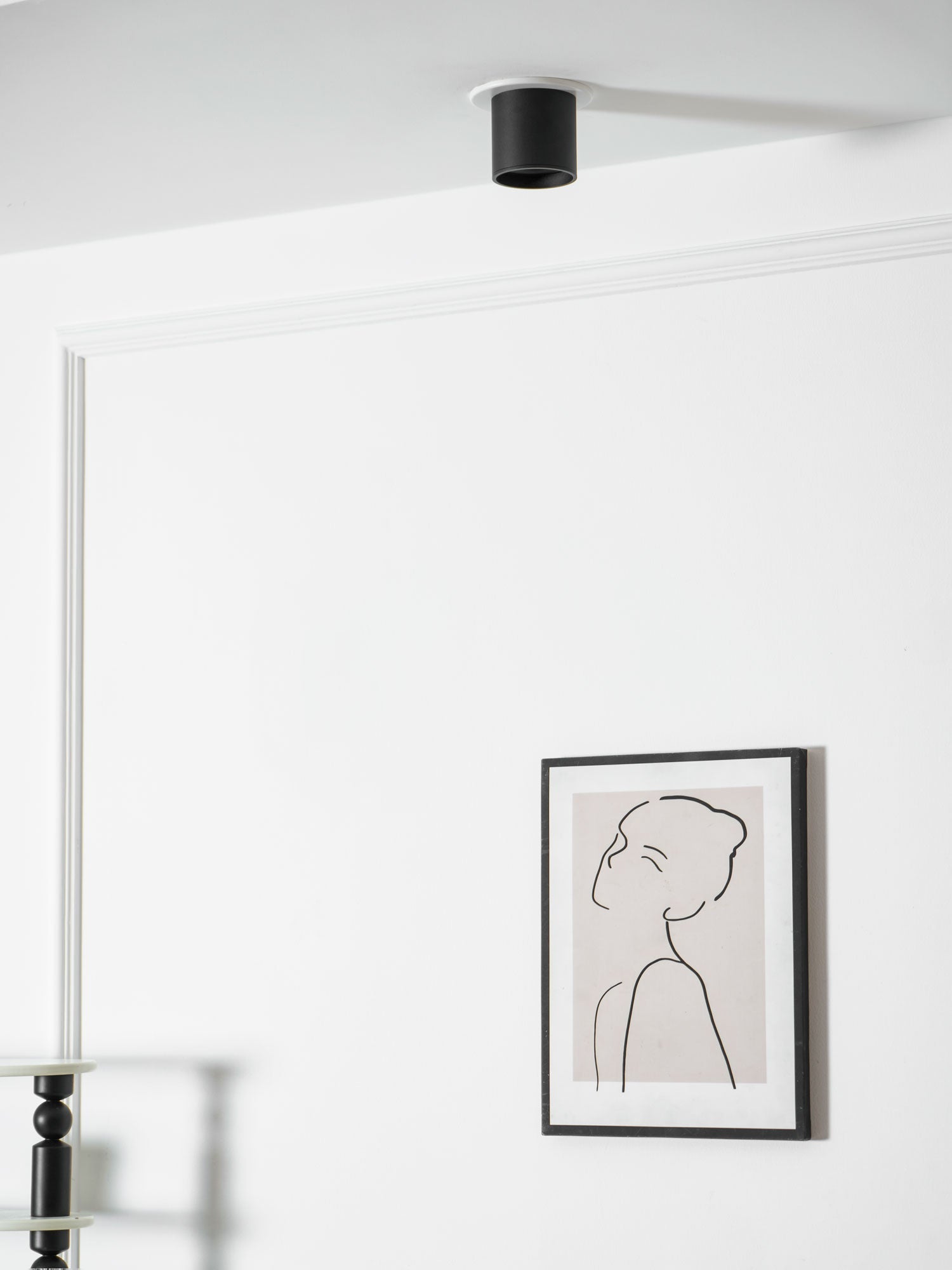 Kade Dimmable Aluminum Flush Mount Ceiling and Wall Light for Hallway