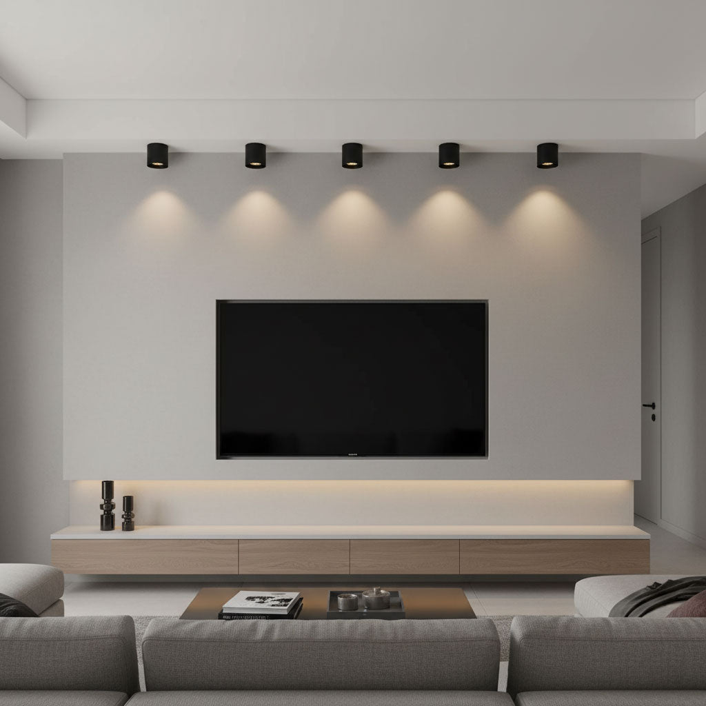Kade Dimmable Aluminum Flush Mount Ceiling and Wall Light for Hallway