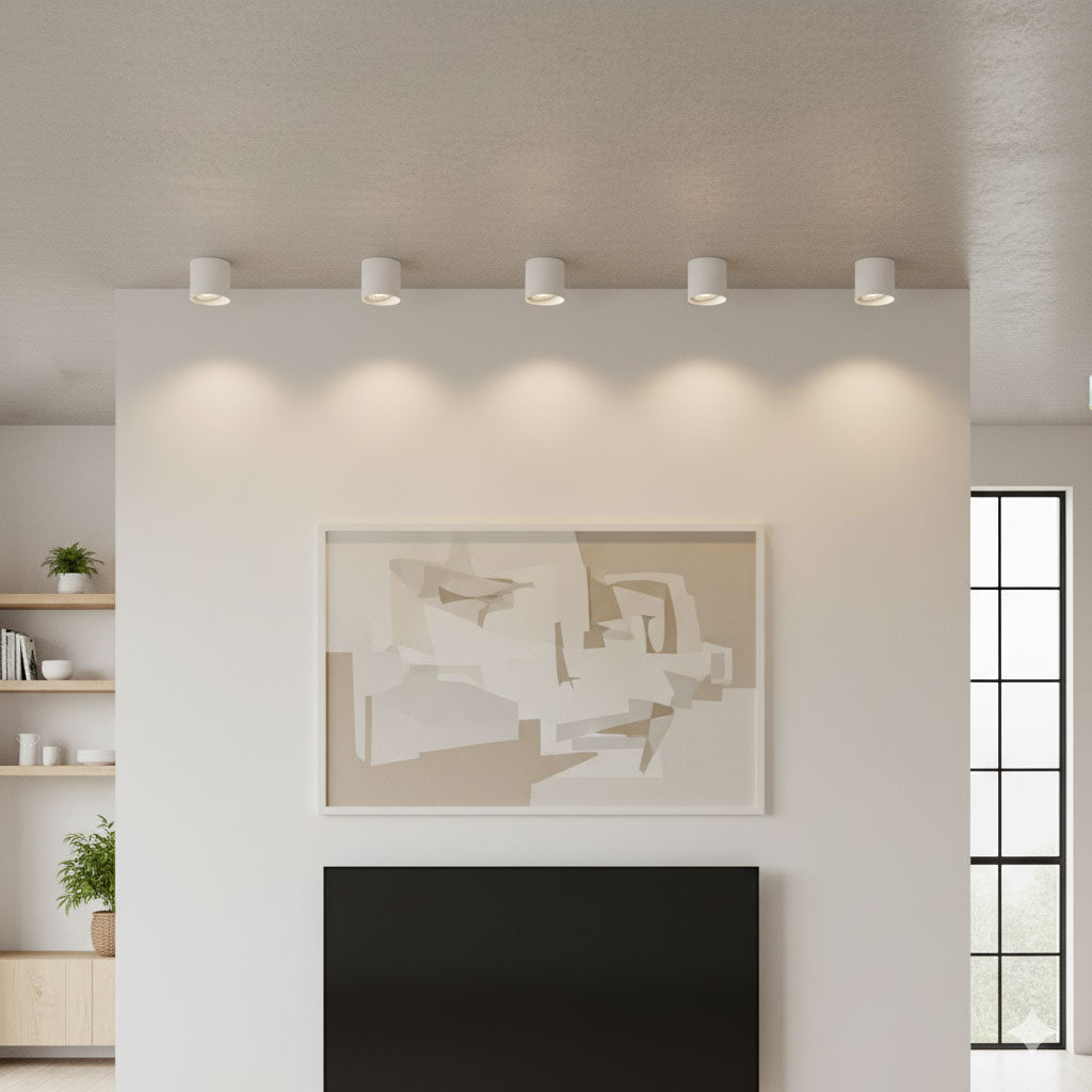 Kade Dimmable Aluminum Flush Mount Ceiling and Wall Light for Hallway