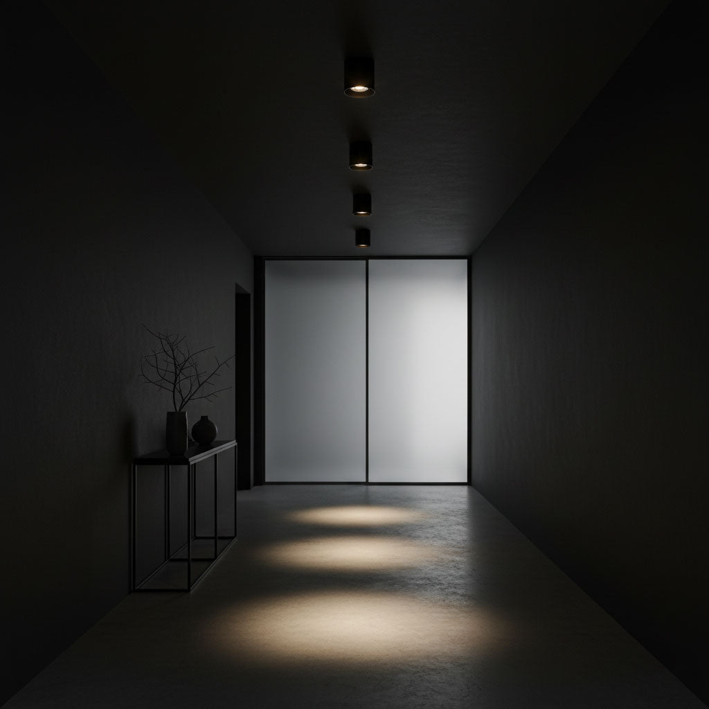 Kade Dimmable Aluminum Flush Mount Ceiling and Wall Light for Hallway
