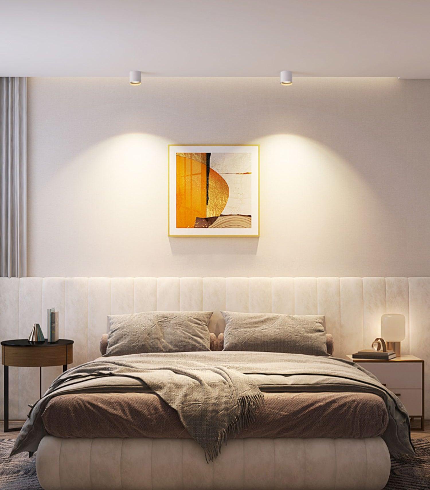 Kade Dimmable Aluminum Flush Mount Ceiling and Wall Light for Hallway