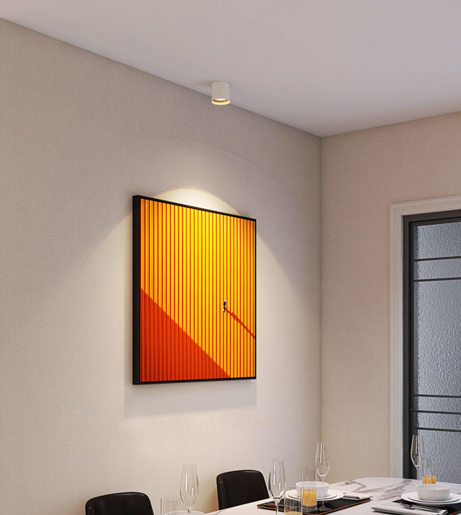 Kade Dimmable Aluminum Flush Mount Ceiling and Wall Light for Hallway