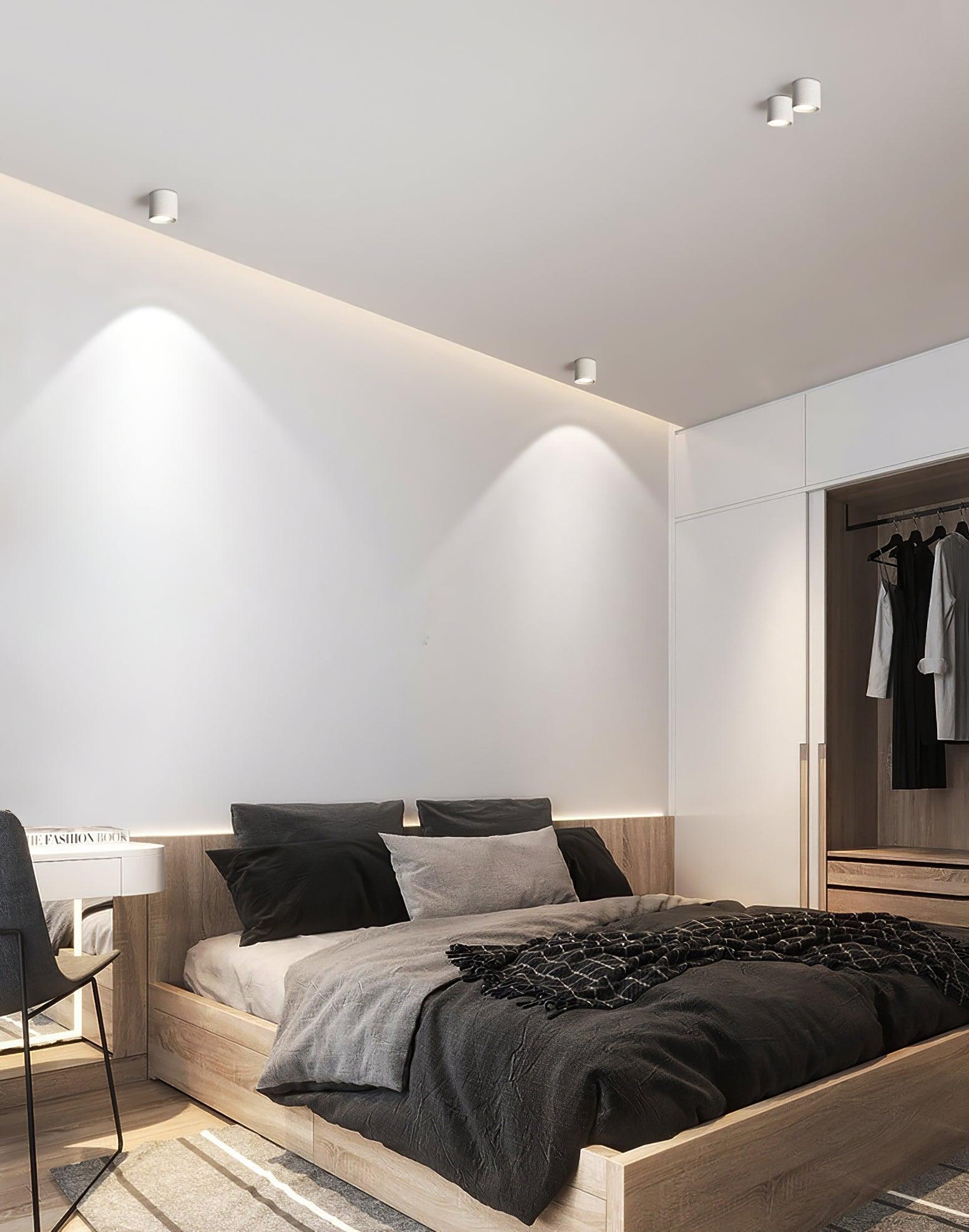 Kade Dimmable Aluminum Flush Mount Ceiling and Wall Light for Hallway