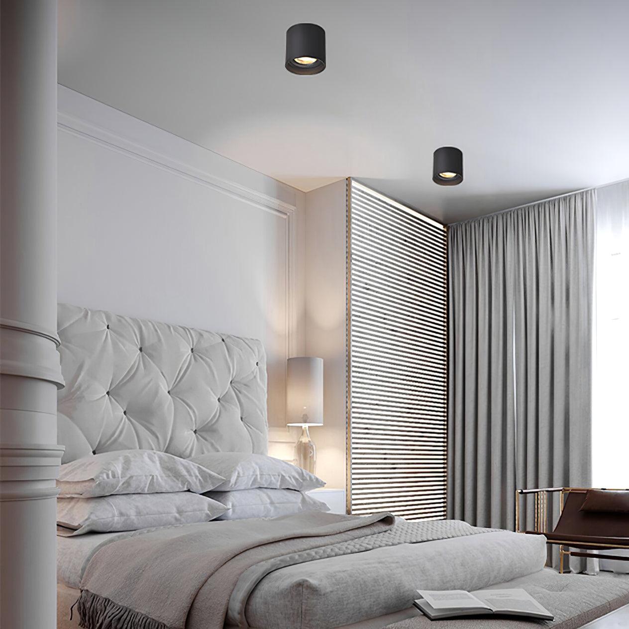 Kade Dimmable Aluminum Flush Mount Ceiling and Wall Light for Hallway