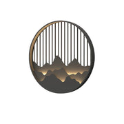 Altura IP65 Waterproof Mountain Silhouette Outdoor Wall Lamp for Villa