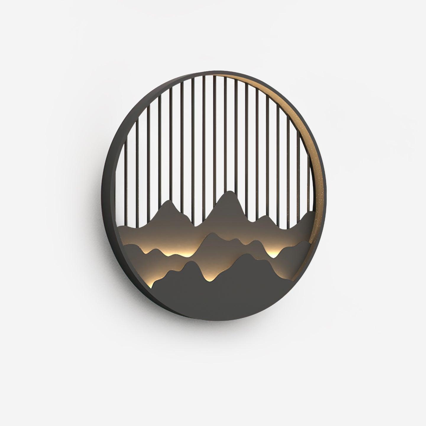 Altura IP65 Waterproof Mountain Silhouette Outdoor Wall Lamp for Villa