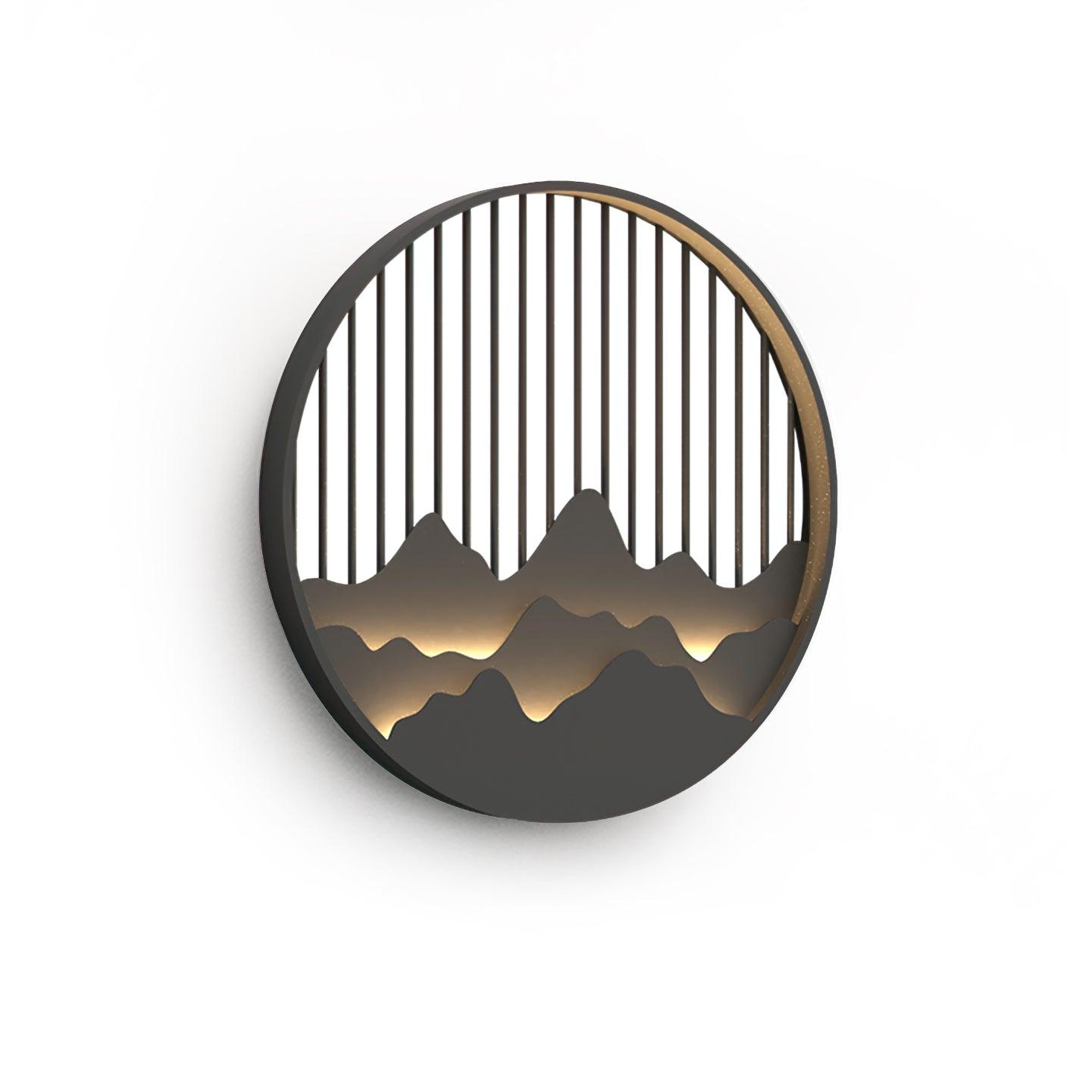 Altura IP65 Waterproof Mountain Silhouette Outdoor Wall Lamp for Villa
