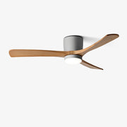 Kaze Solid Wood Quiet DC Ceiling Fan Light for Bedroom & Living Room