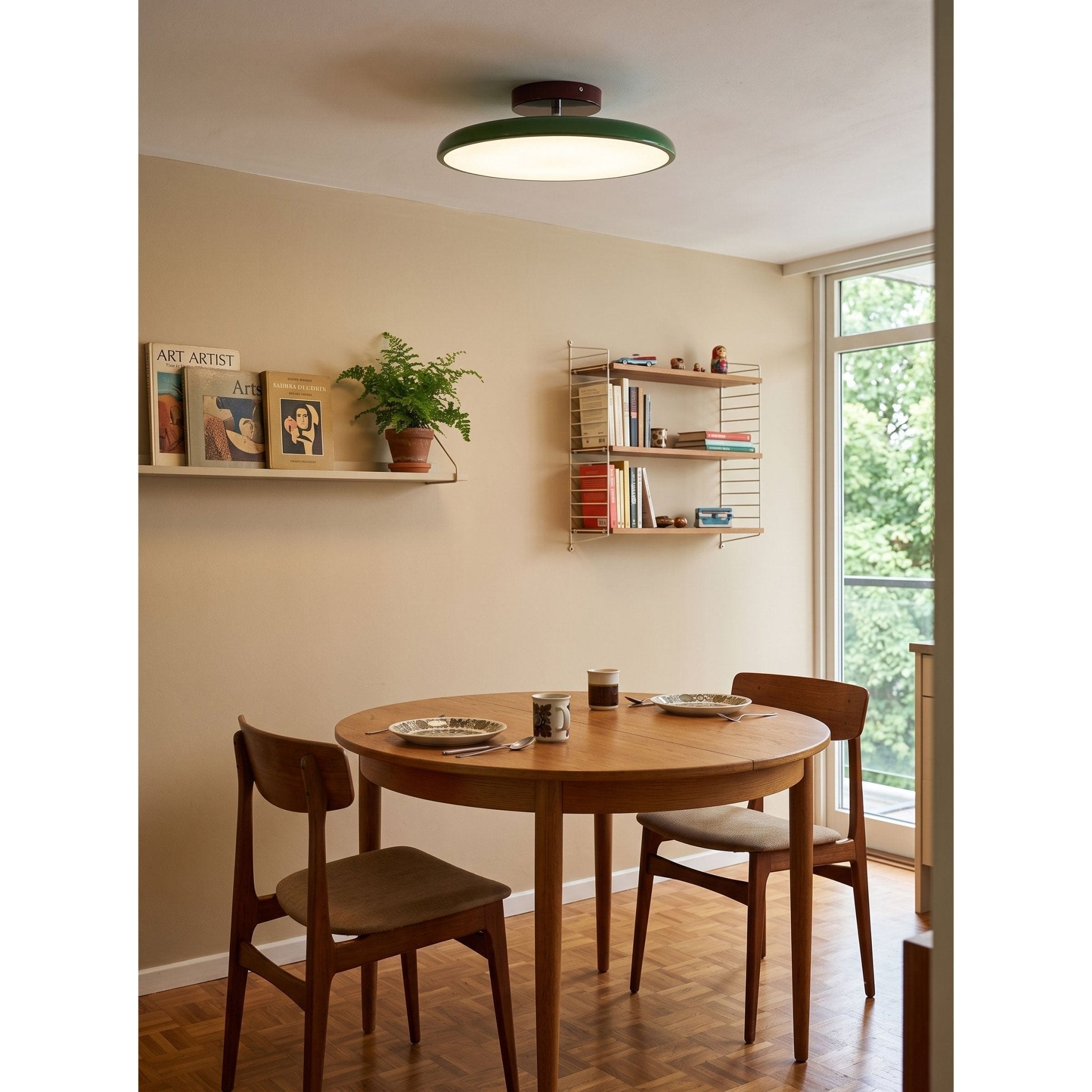 Pivot Adjustable Swing Arm Acrylic Ceiling Light for Sloped Ceilings