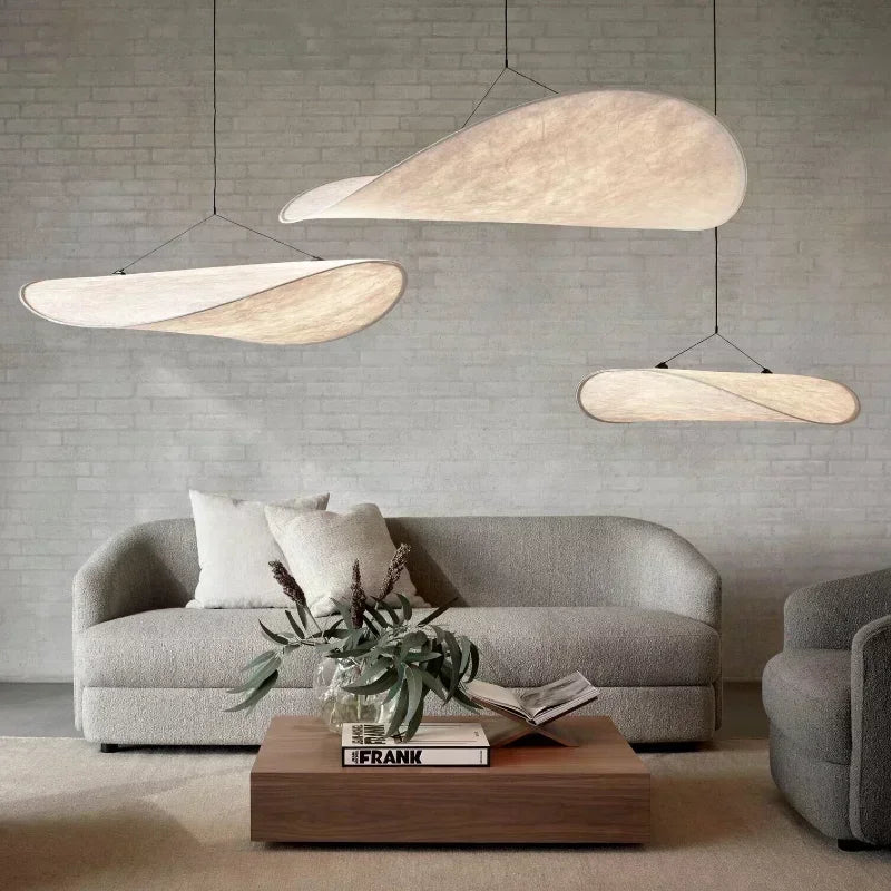 Seta Draped Silk Pendant Chandelier for Living & Dining Room