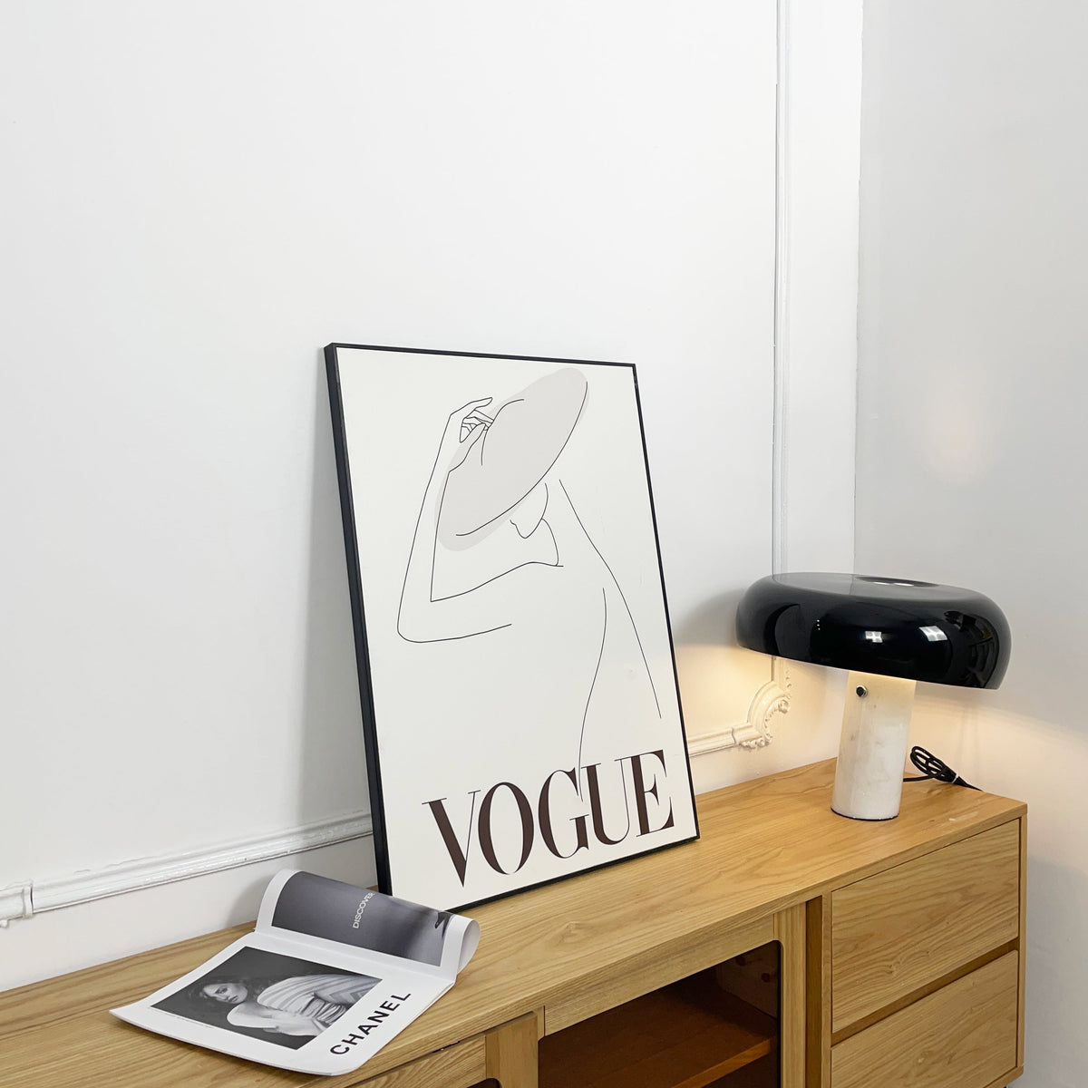 Marmo Italian Carrara Marble Table Lamp with Glazed Metal Reflector