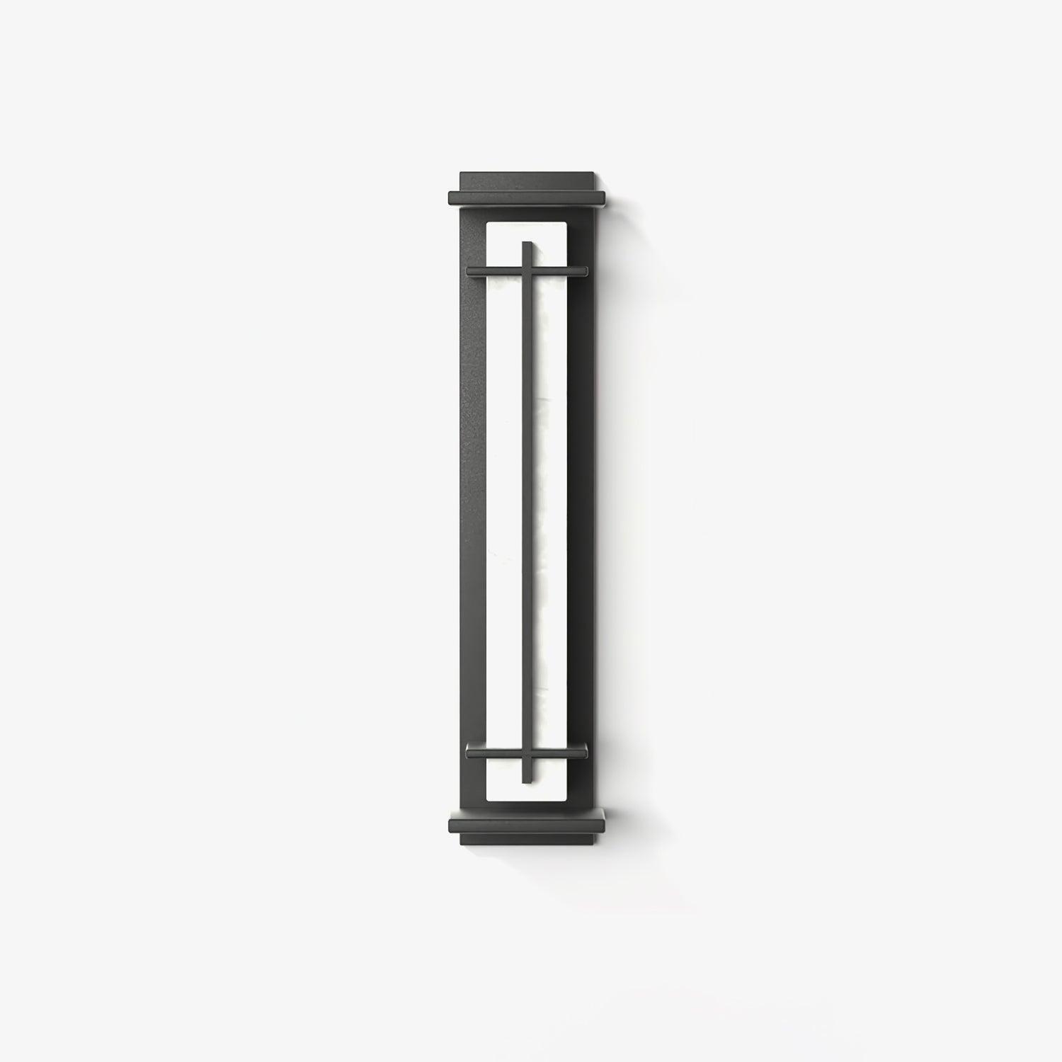 Monolith Square Alabaster Outdoor Wall Light IP65 for Villa and Garden
