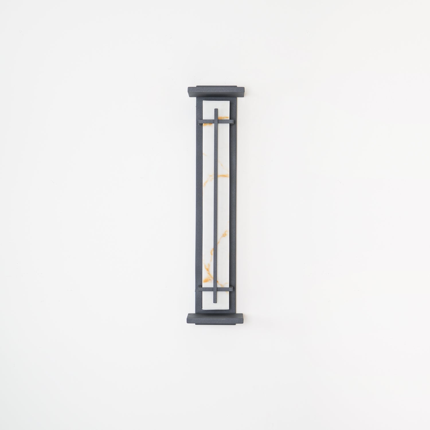 Monolith Square Alabaster Outdoor Wall Light IP65 for Villa and Garden