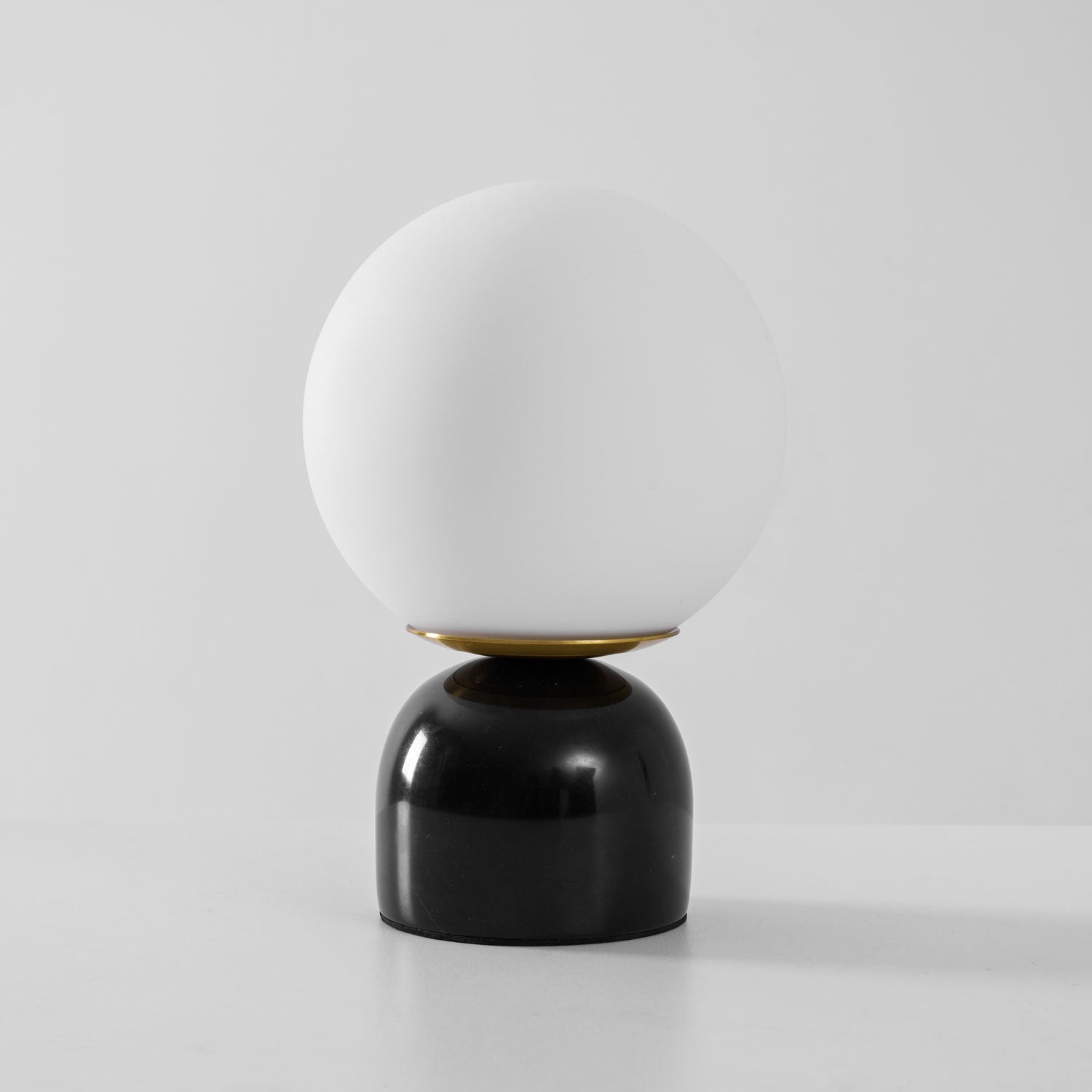 Marin Marble Base Glass Globe Table Lamp for Bedroom & Living Room