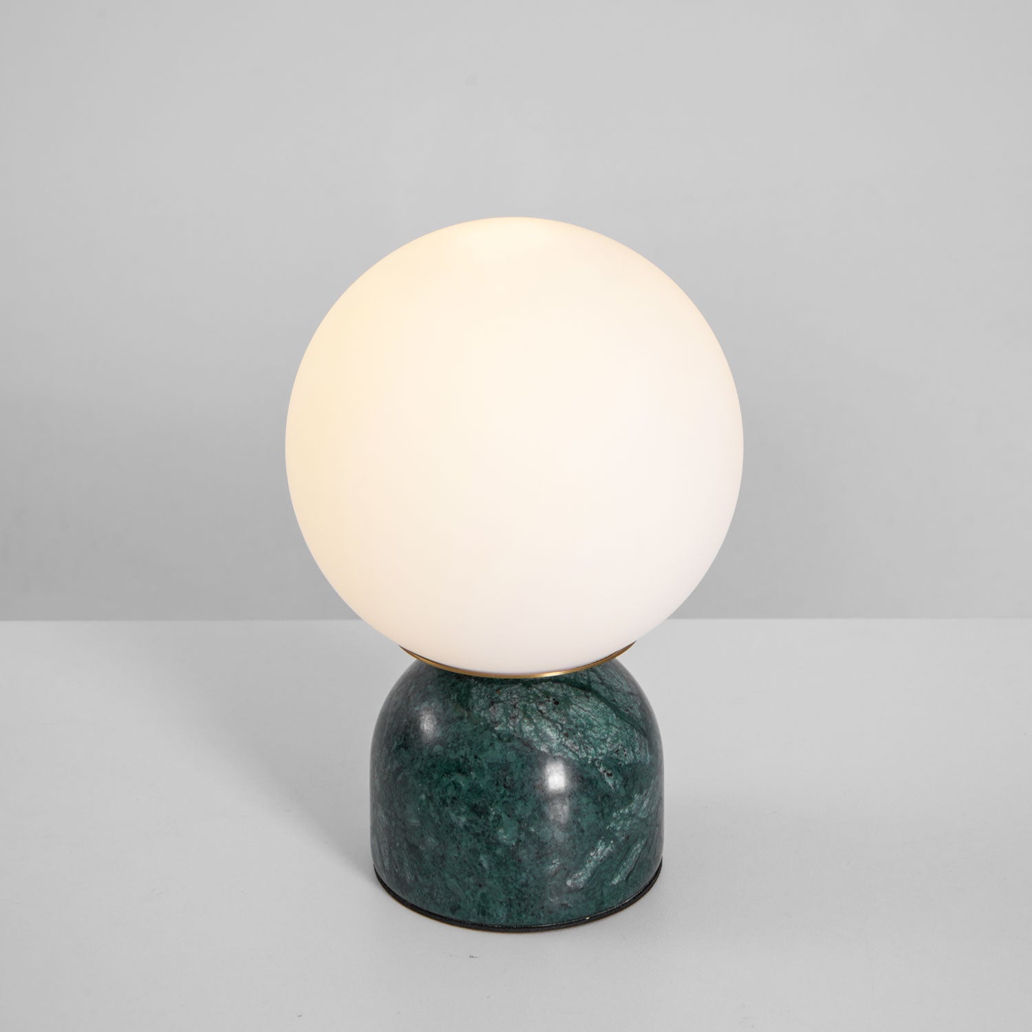 Marin Marble Base Glass Globe Table Lamp for Bedroom & Living Room