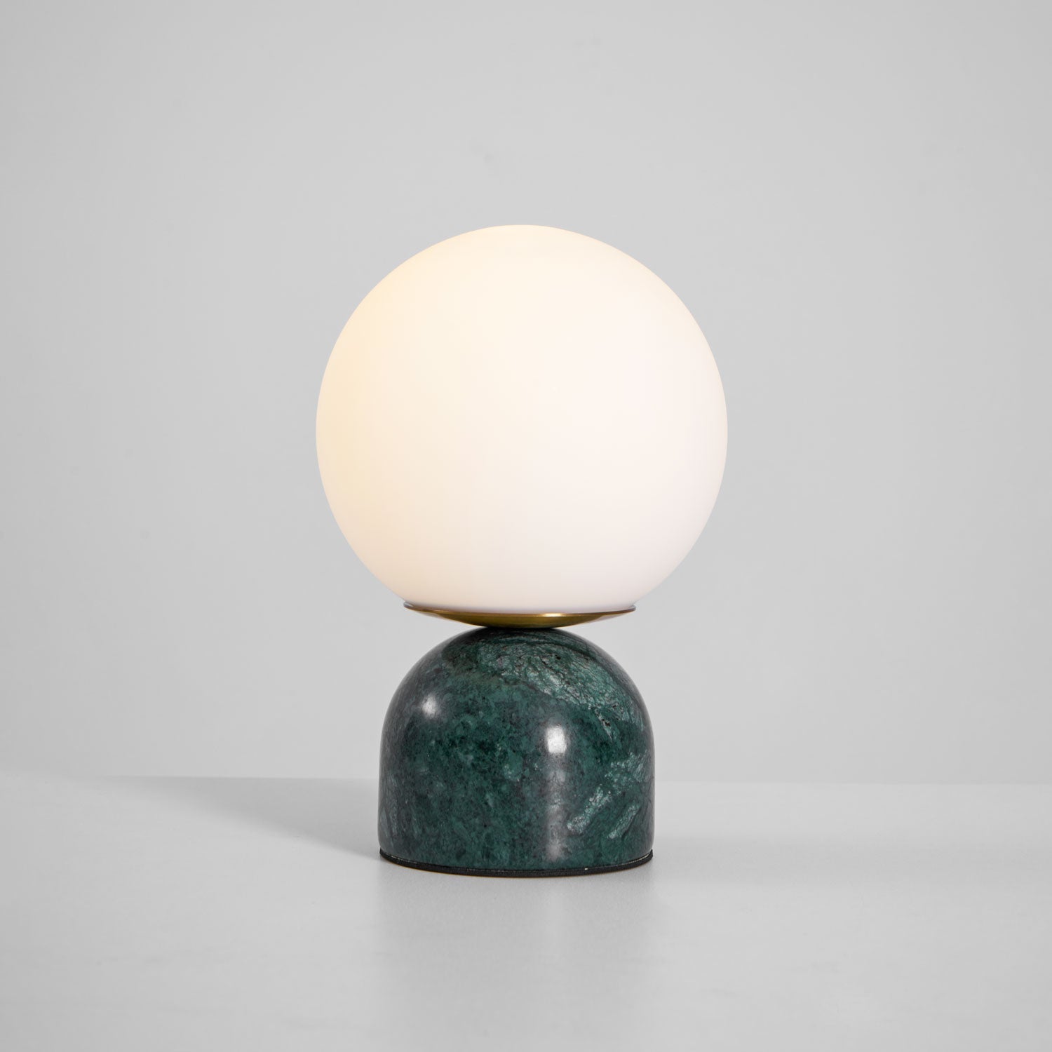 Marin Marble Base Glass Globe Table Lamp for Bedroom & Living Room