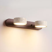 Ambra Natural Travertine Dimmable Wall Sconce for Bedroom & Hallway