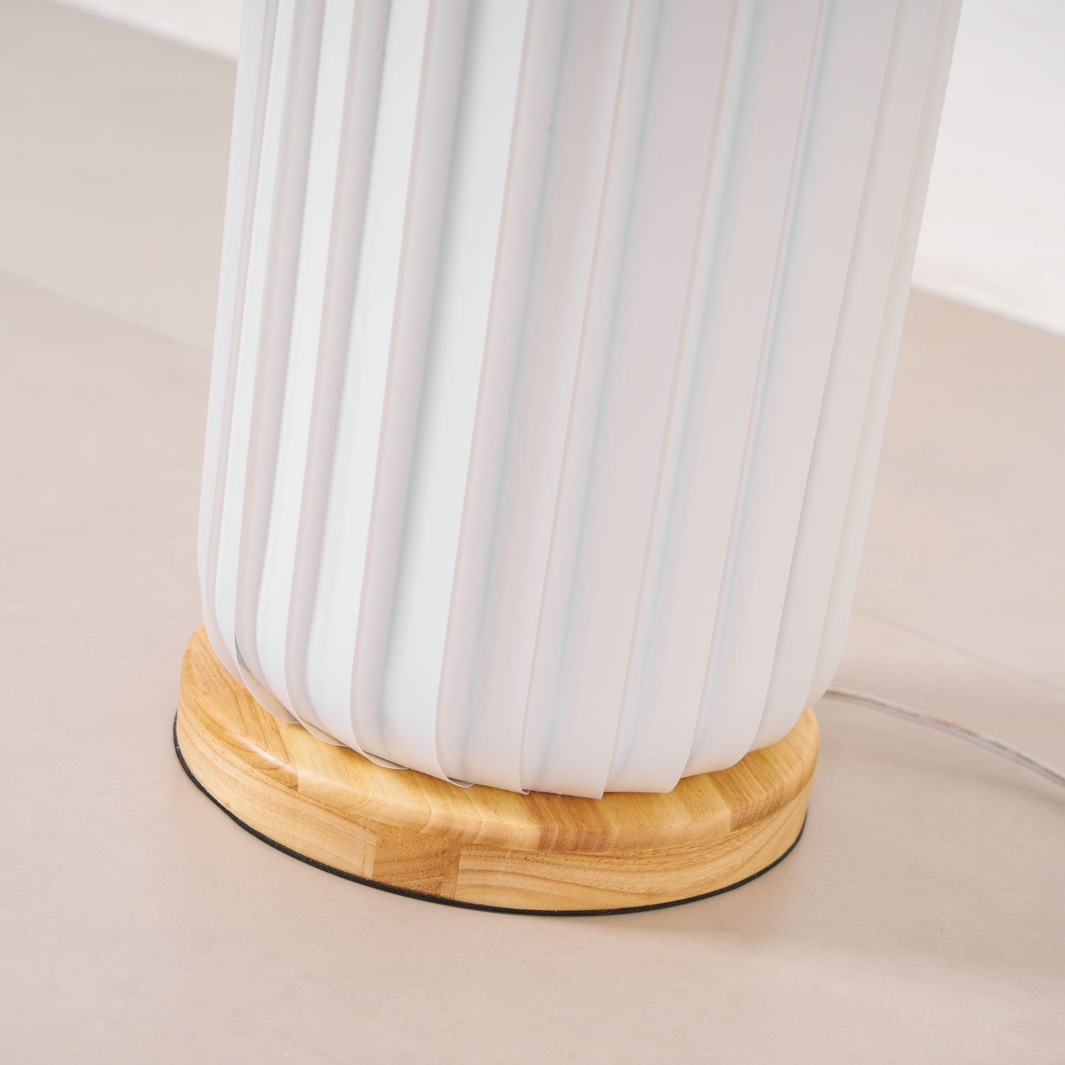 Spira Sculptural Twisted Paper Floor Lamp for Living Room and Bedroom