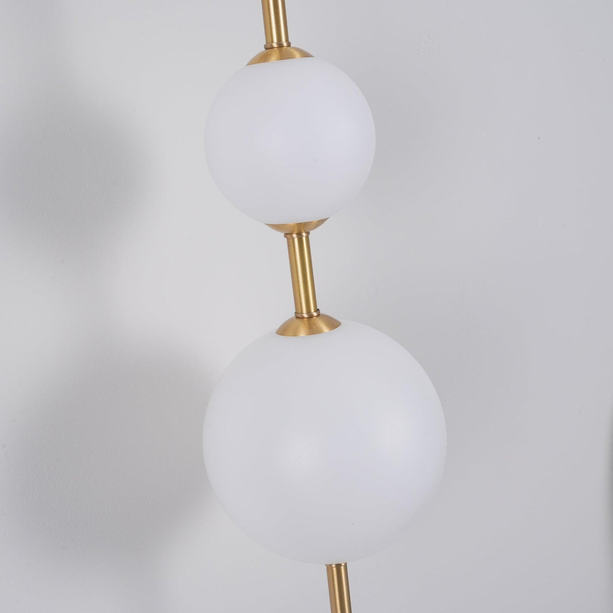 Perla Vertical Glass Globe Wall Sconce for Bathroom & Hallway