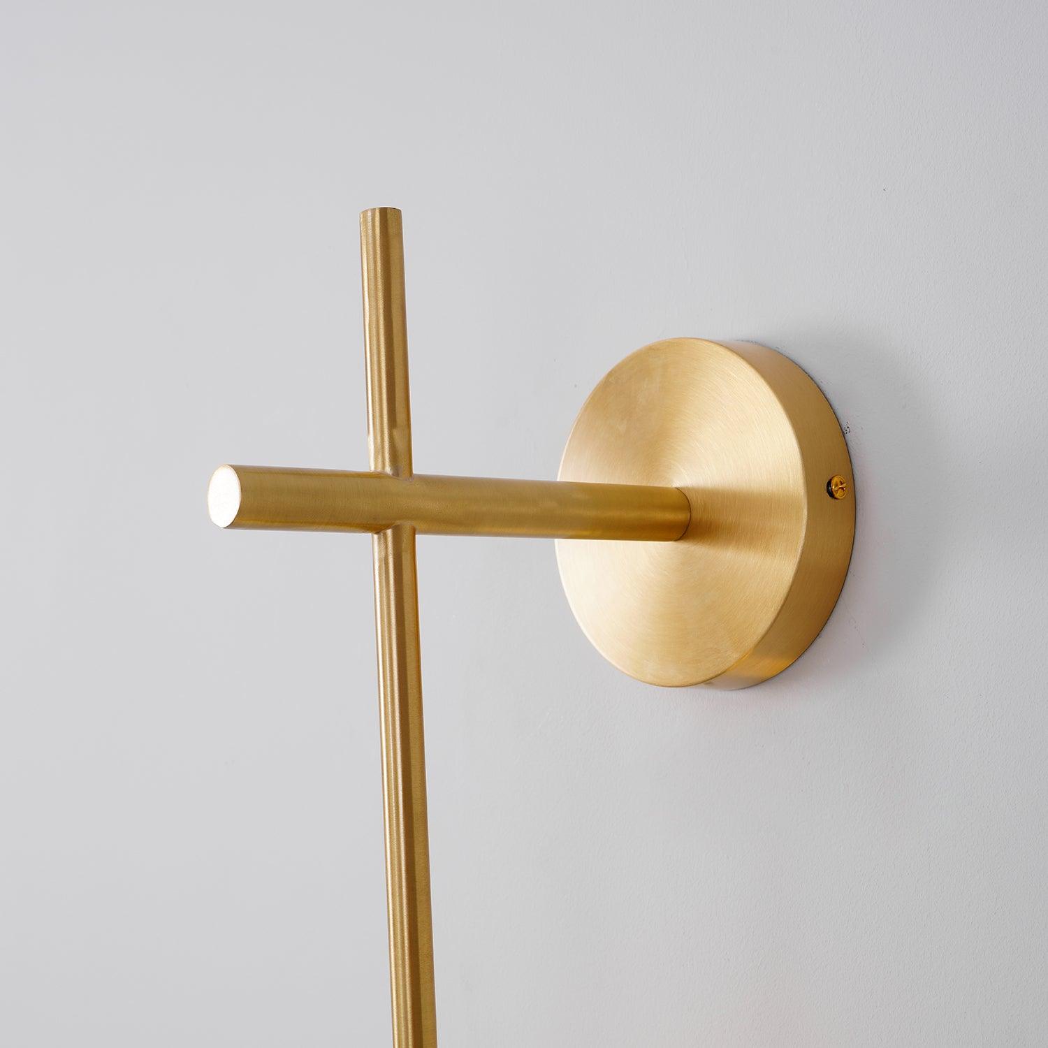 Perla Vertical Glass Globe Wall Sconce for Bathroom & Hallway