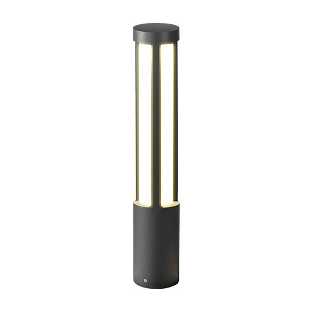 Stele Cylindrical LED Bollard Landscape Path Light for Garden Walkways