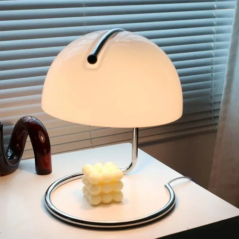Ember Bauhaus Glass Globe Candle Warmer Lamp for Living Room