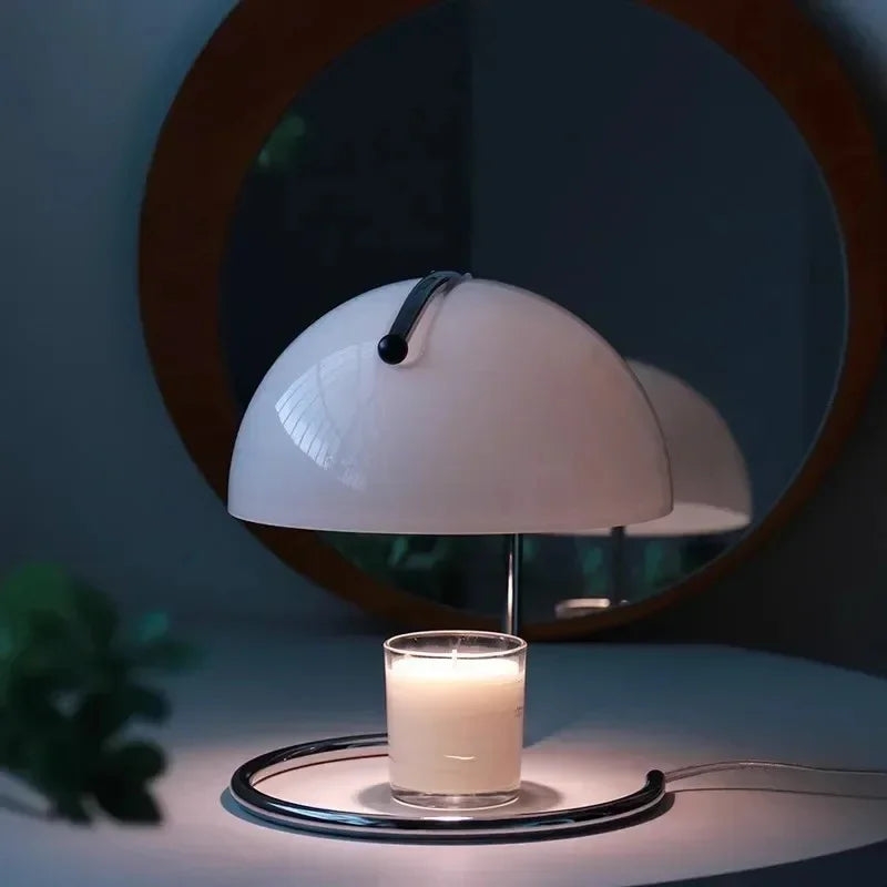 Ember Bauhaus Glass Globe Candle Warmer Lamp for Living Room