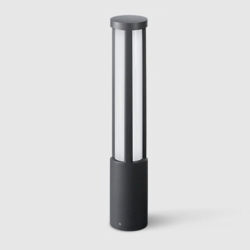 Stele Cylindrical LED Bollard Landscape Path Light for Garden Walkways