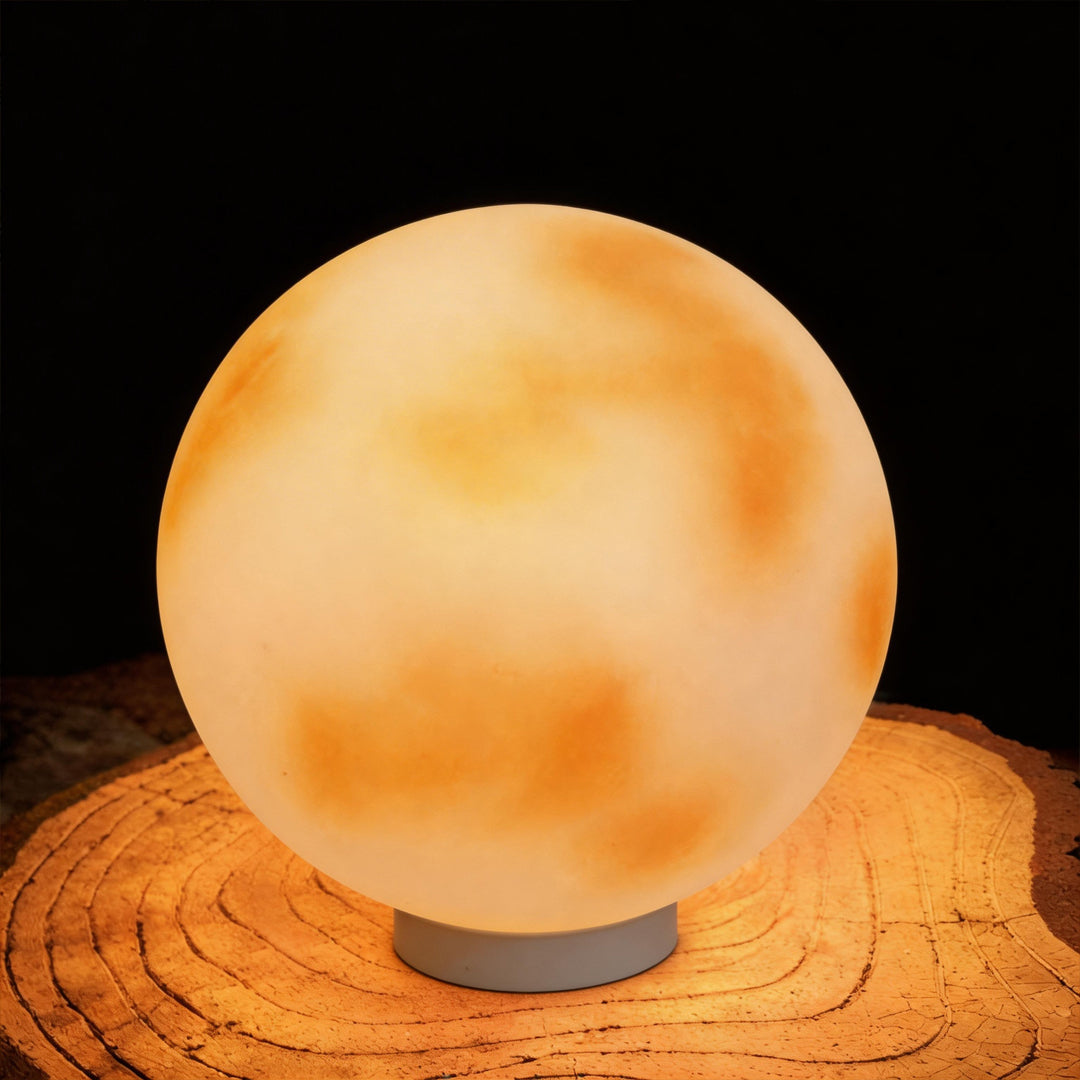 Selene Moon Sphere Solar Pillar Light for Gateposts and Garden Walls