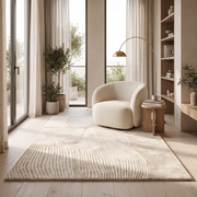 Piuma Plush High Pile Shag Area Rug for Bedroom and Living Room Floors