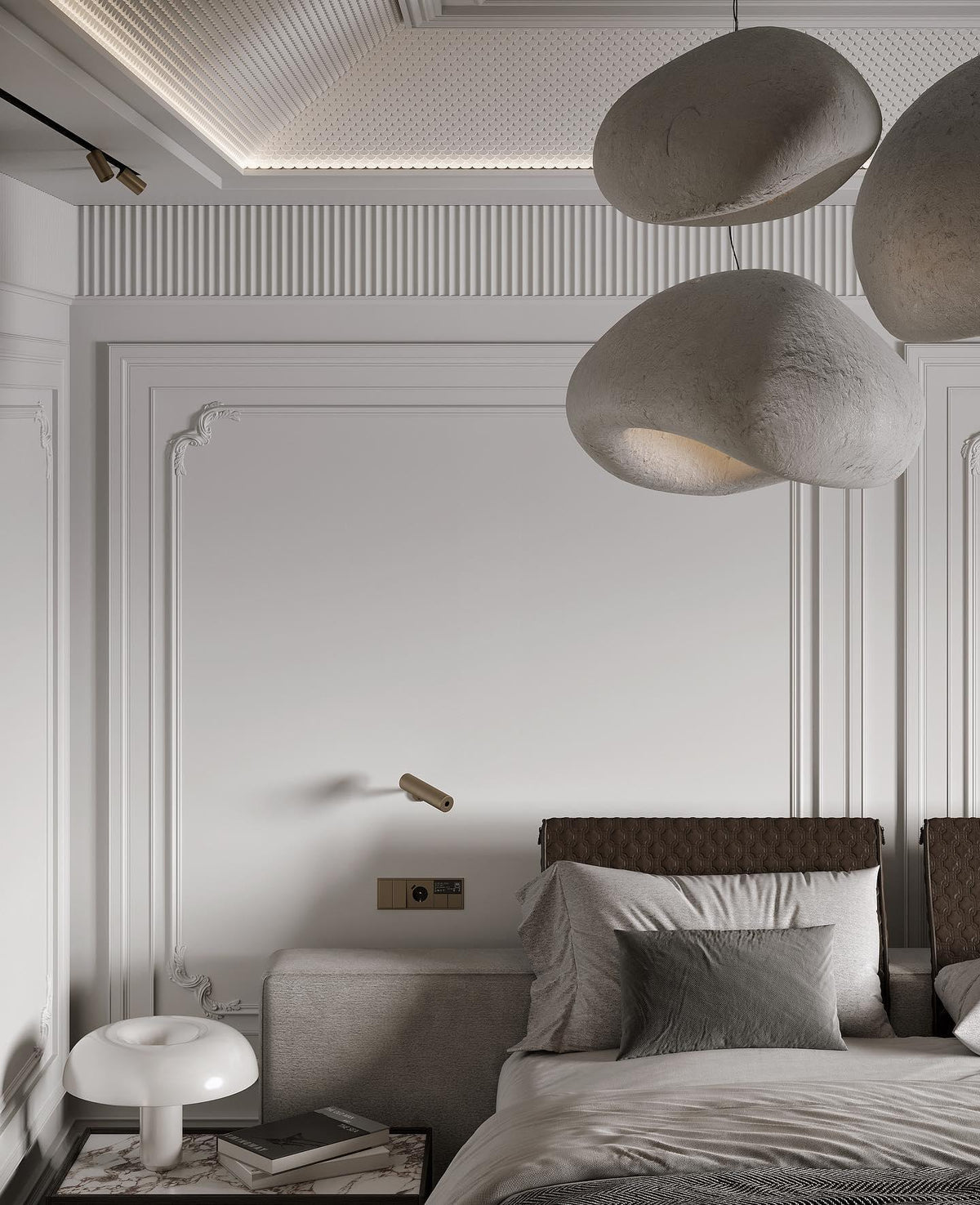 Nimbus Sculptural Cloud Sphere Pendant Light for Living Dining Room