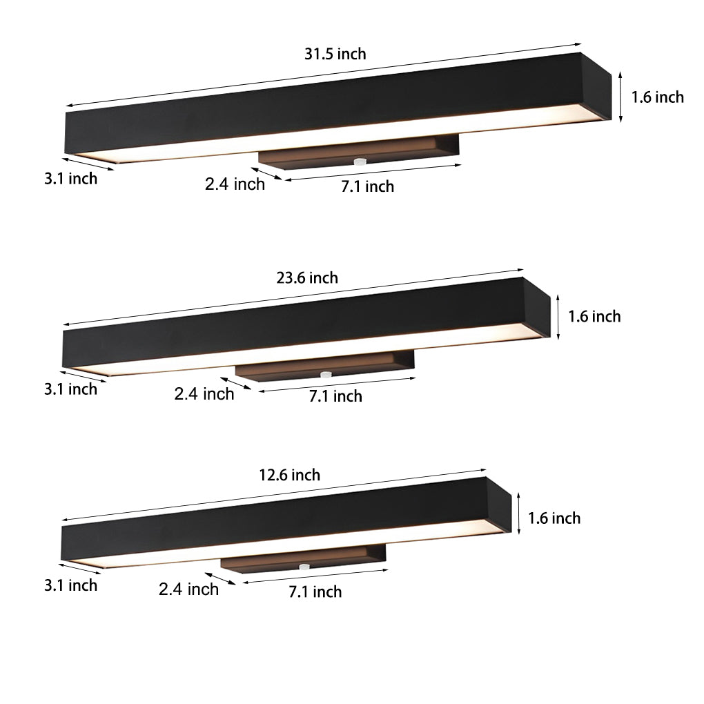 Vector Linear IP65 Outdoor Wall Light with Motion Sensor for Corridors