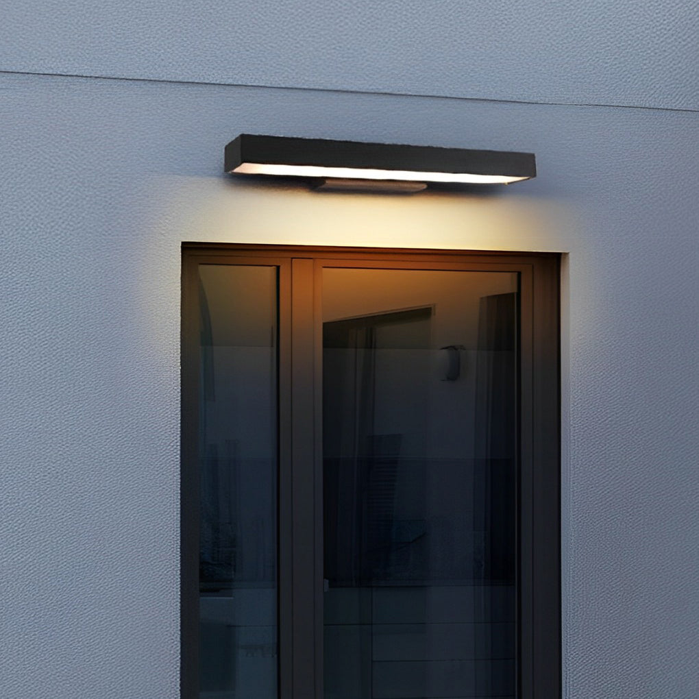 Vector Linear IP65 Outdoor Wall Light with Motion Sensor for Corridors