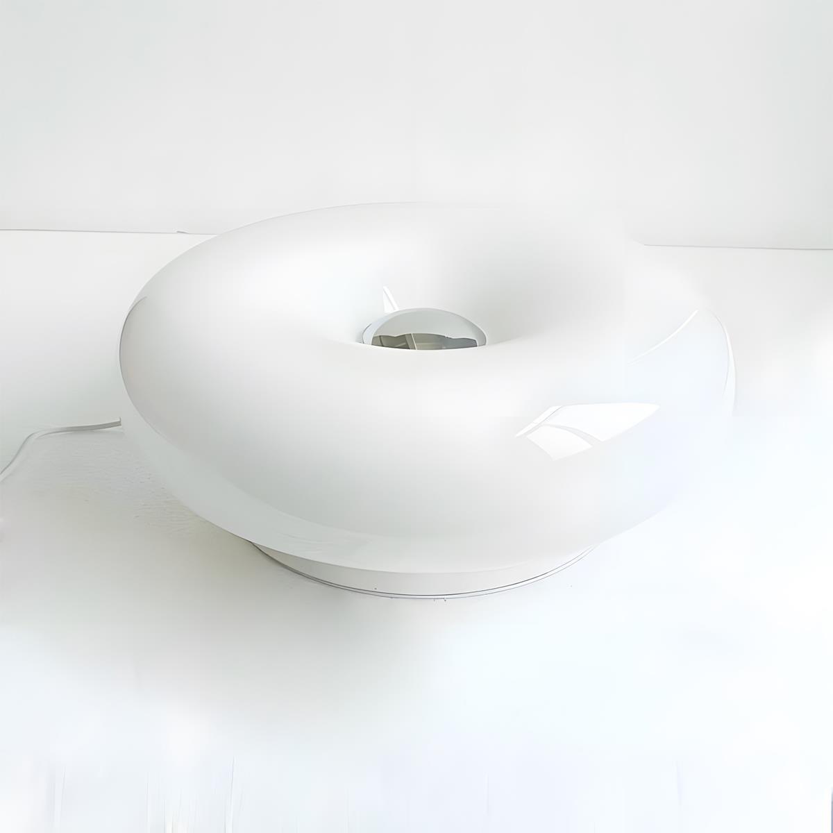 Anello Bauhaus Glass Donut LED Table Lamp for Bedroom & Living Room