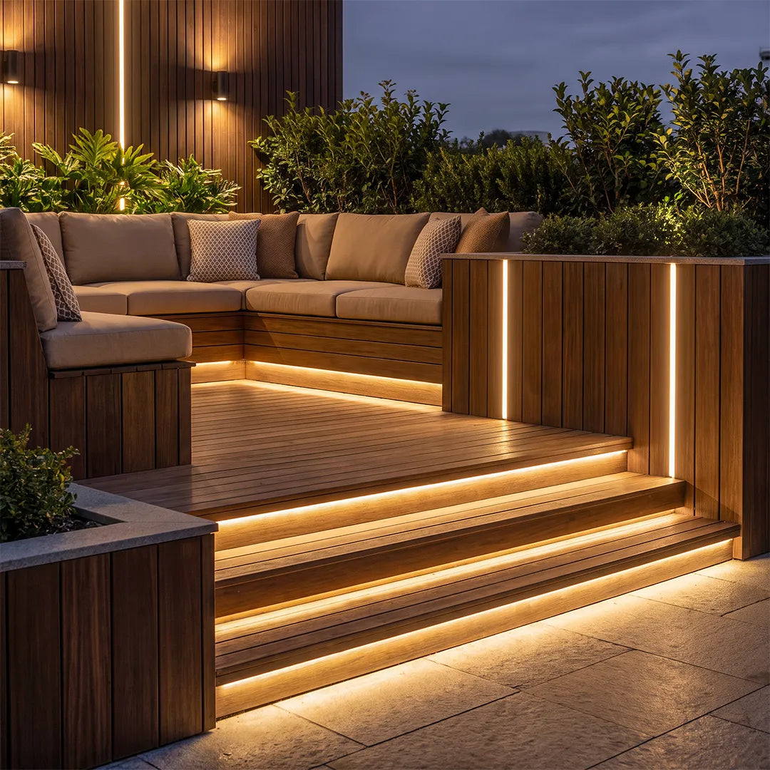 Trace Flexible Silicone LED Step Light Strip for Stairs and Decks