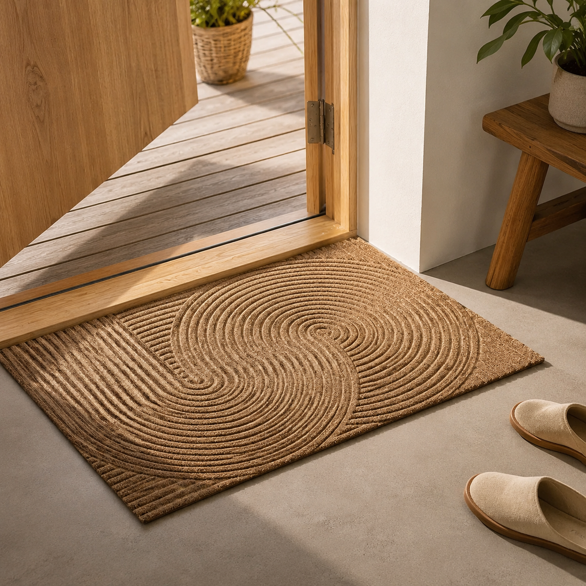 Soglia Non-Slip Dirt-Resistant Door Mat for Entryway & Hallway