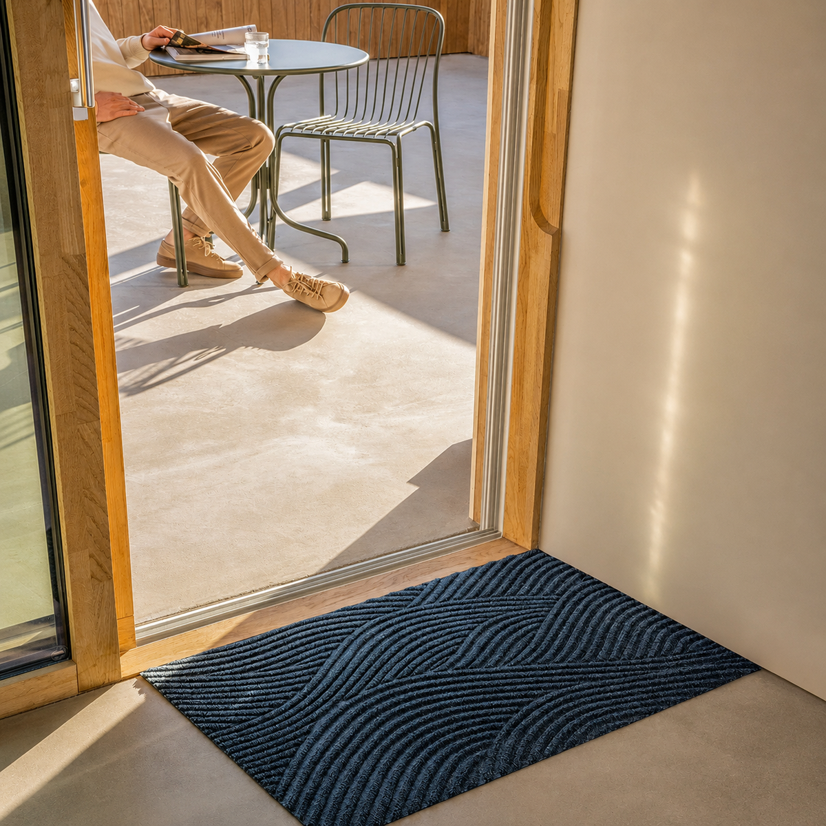 Soglia Non-Slip Dirt-Resistant Door Mat for Entryway & Hallway