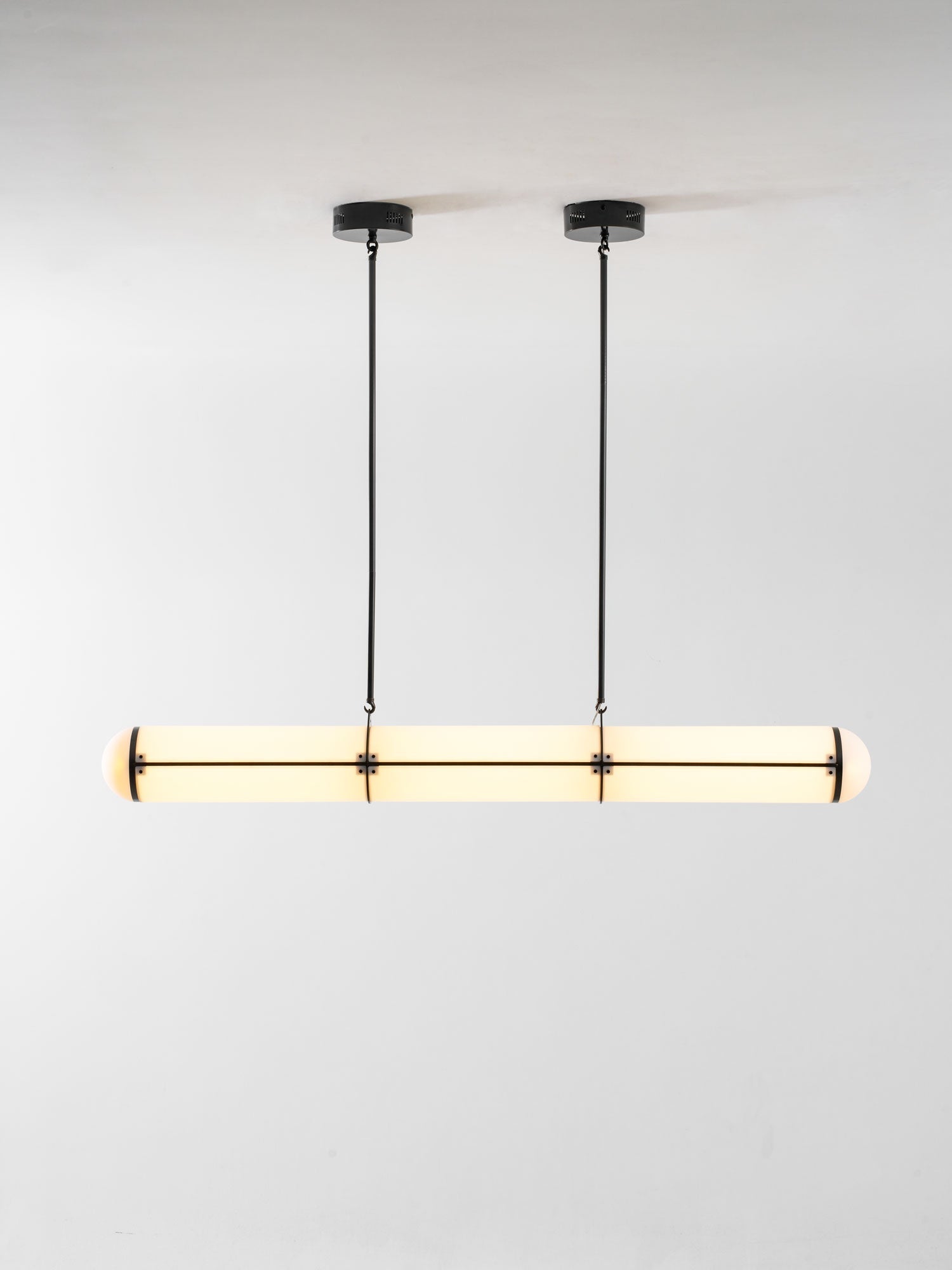 Endless Linear Cylinder Dimmable LED Pendant Light for Kitchen Islands